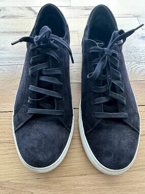 To Boot Adam Derrick Navy Blue Suede Sneakers